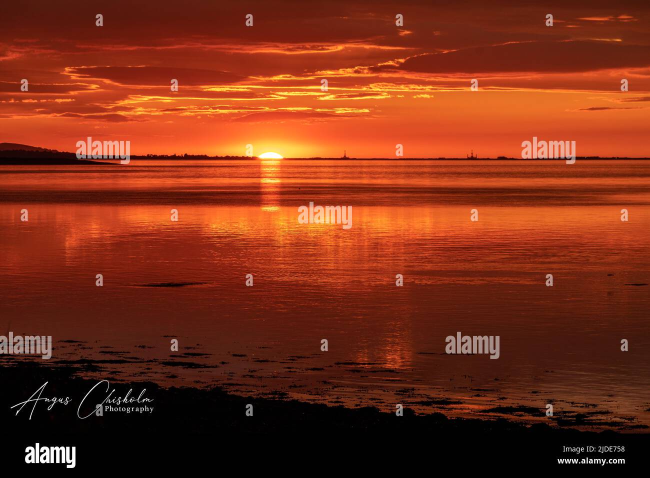 Summer Solstice Sunrise, Inernesss, Scotland Stock Photo Alamy
