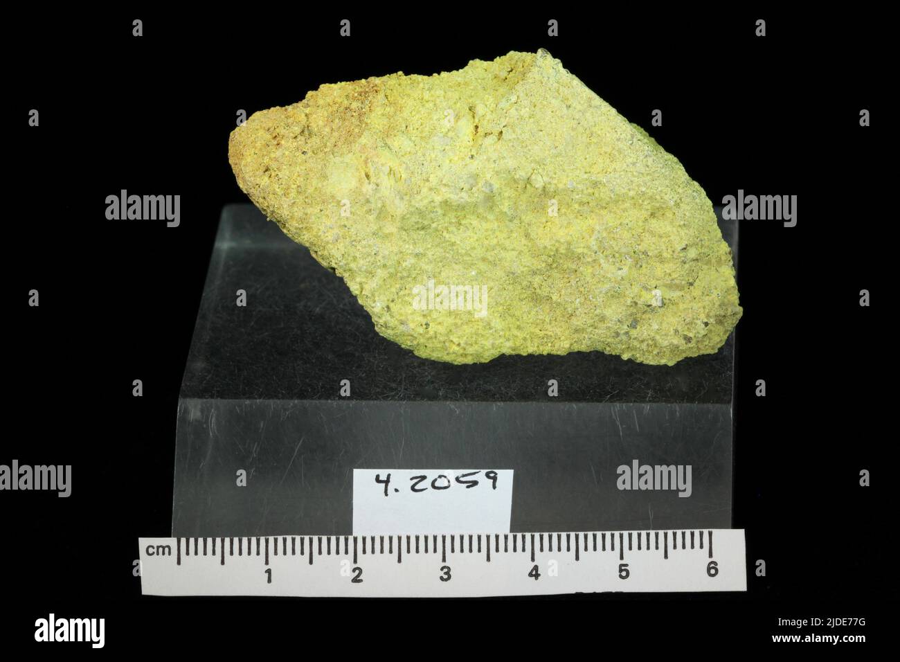 Tyuyamunite. minerals. North America; USA; Arizona; Navajo County; Monument Valley Stock Photo