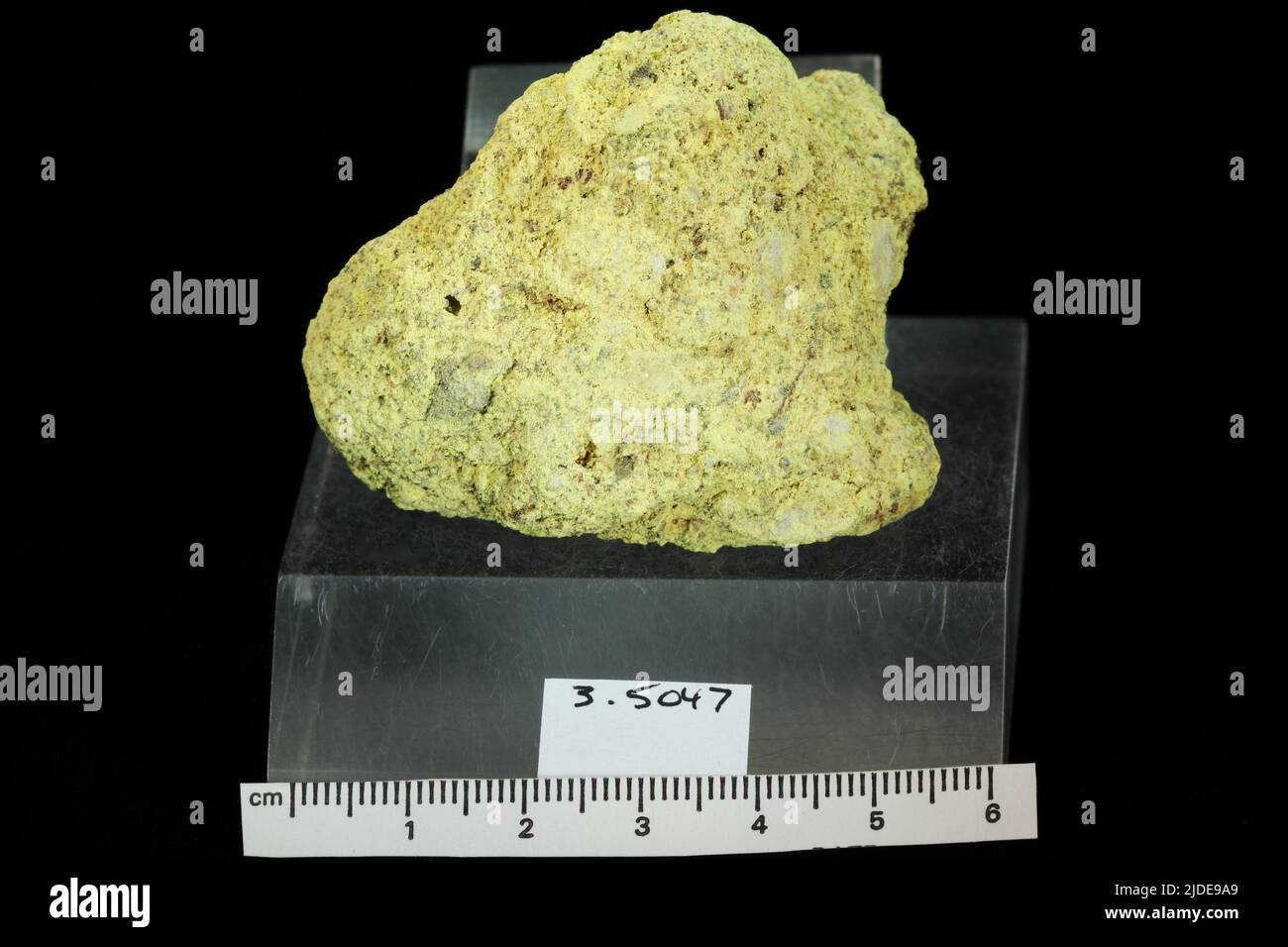 Tyuyamunite. minerals. North America; USA; New Mexico; Cibola County; Grants; Section 33 mine, Todilto ls Stock Photo