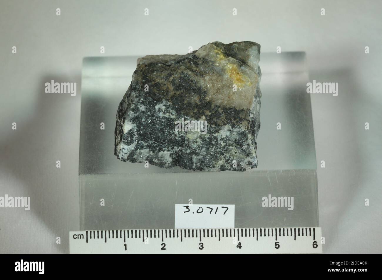 Sarkinite. minerals. Europe; Sweden; Varmland Province; Langban Stock Photo