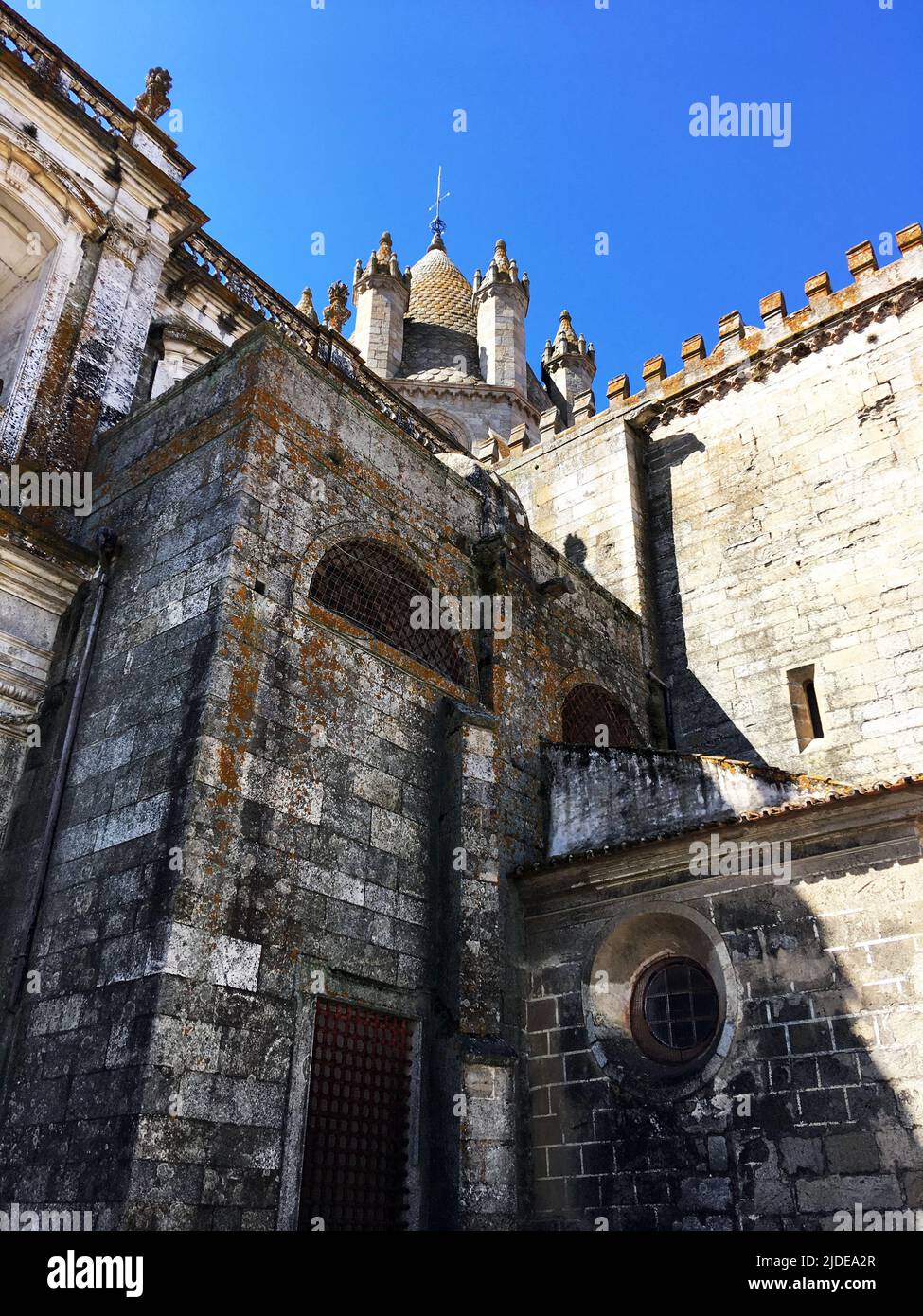 Lisbon, Portugal June 30, 2017: Lisbon's old city streets have not changed over time. Stock Photo