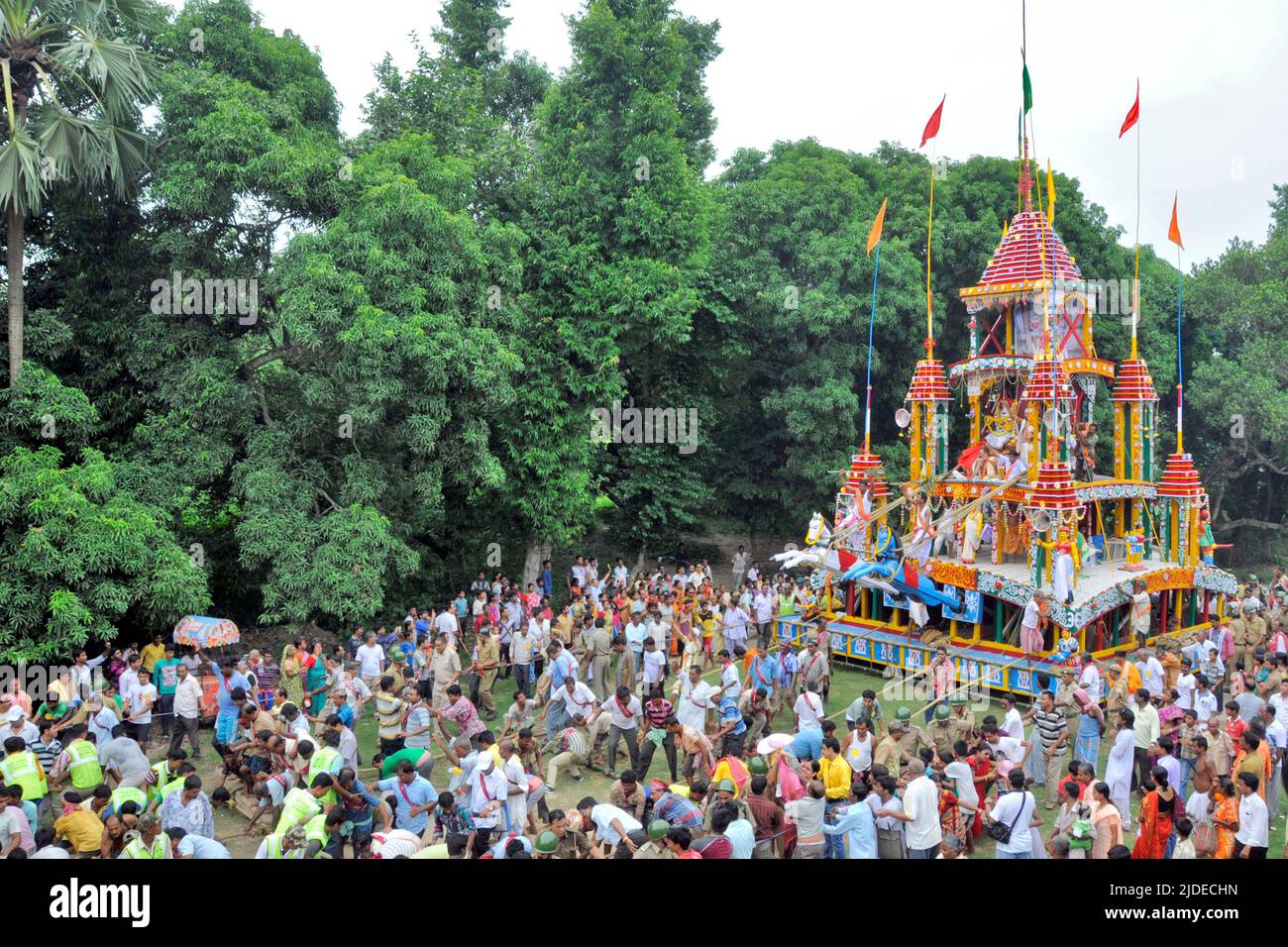 rathayatra festival celebration at guptipara west bengal Stock Photo