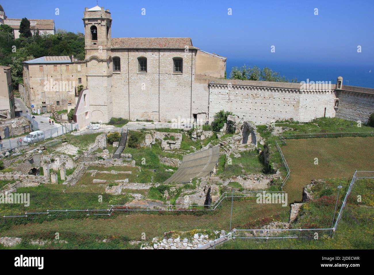 Aspects of Ancona, Italy Stock Photo