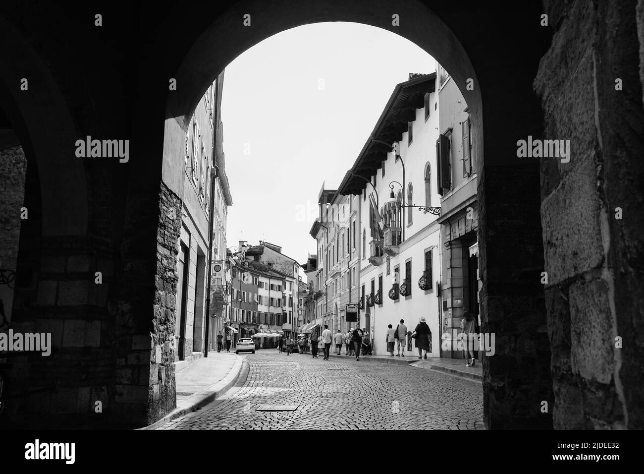 Udine city centre Stock Photo