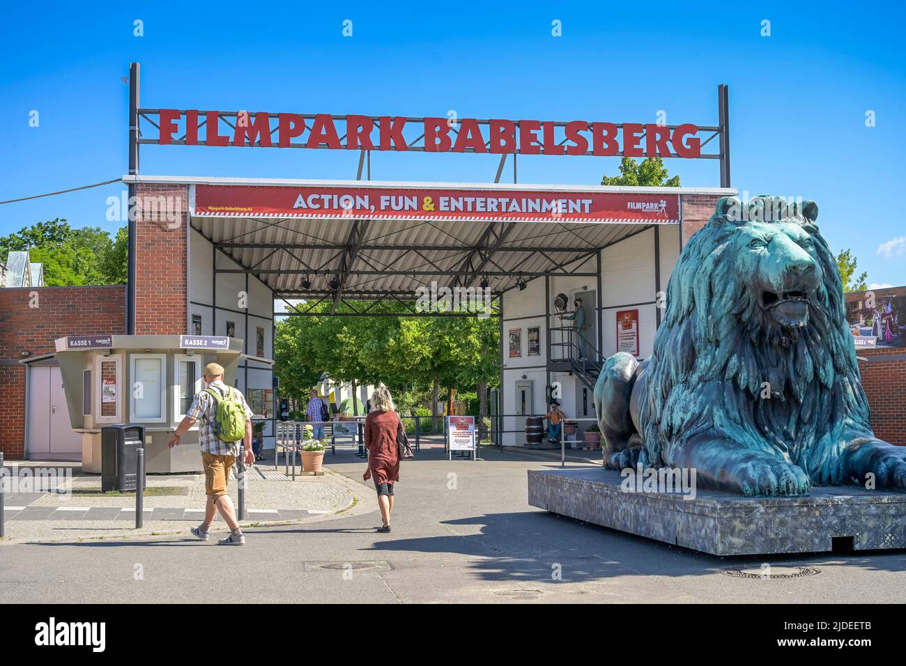 Filmpark Babelsberg, Großbeerenstraße, Potsdam, Brandenburg, Deutschland Stock Photo