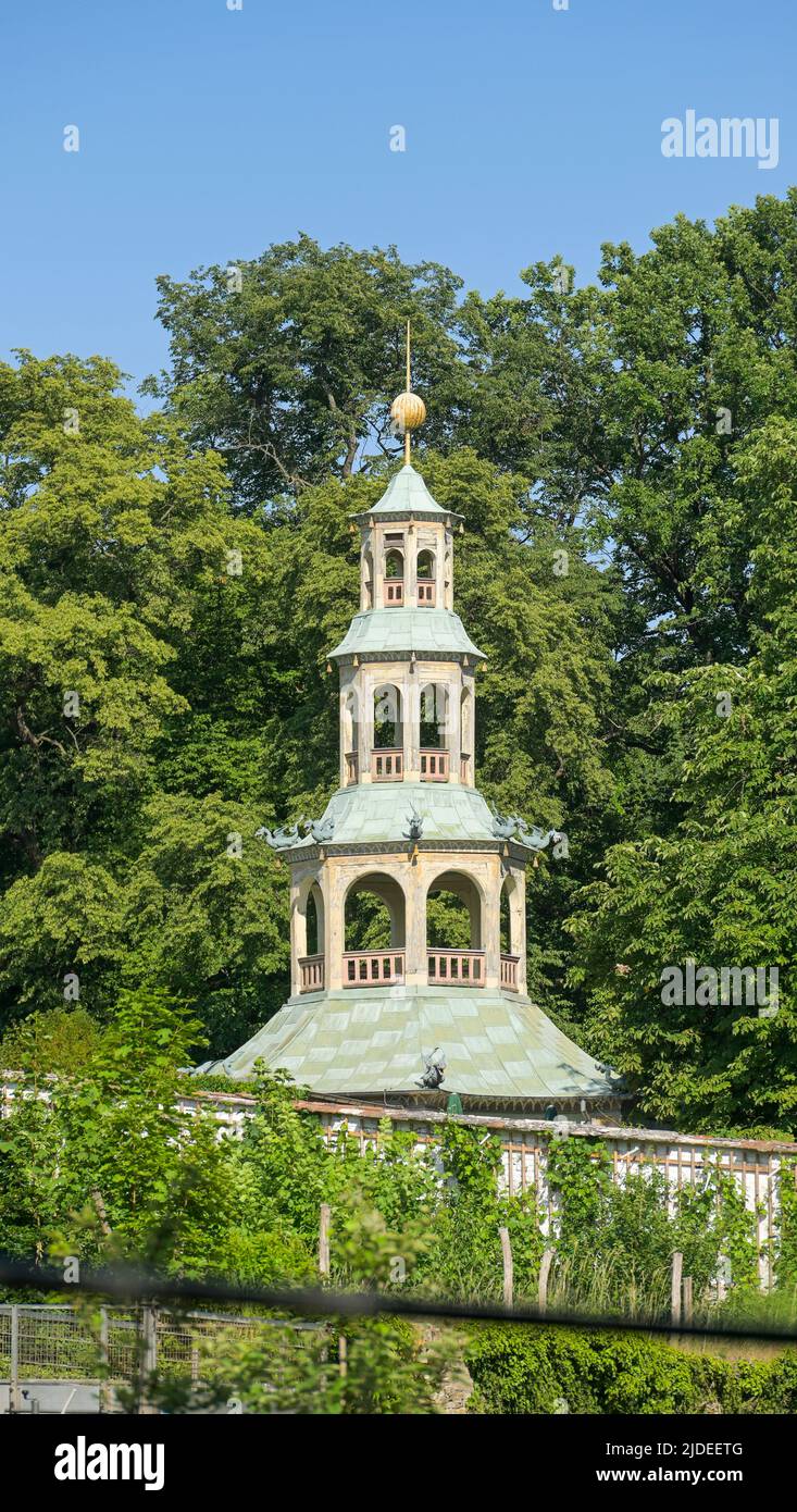 Drachenhaus, Schloßpark Sanssouci, Potsdam, Brandenburg, Deutschland Stock Photo