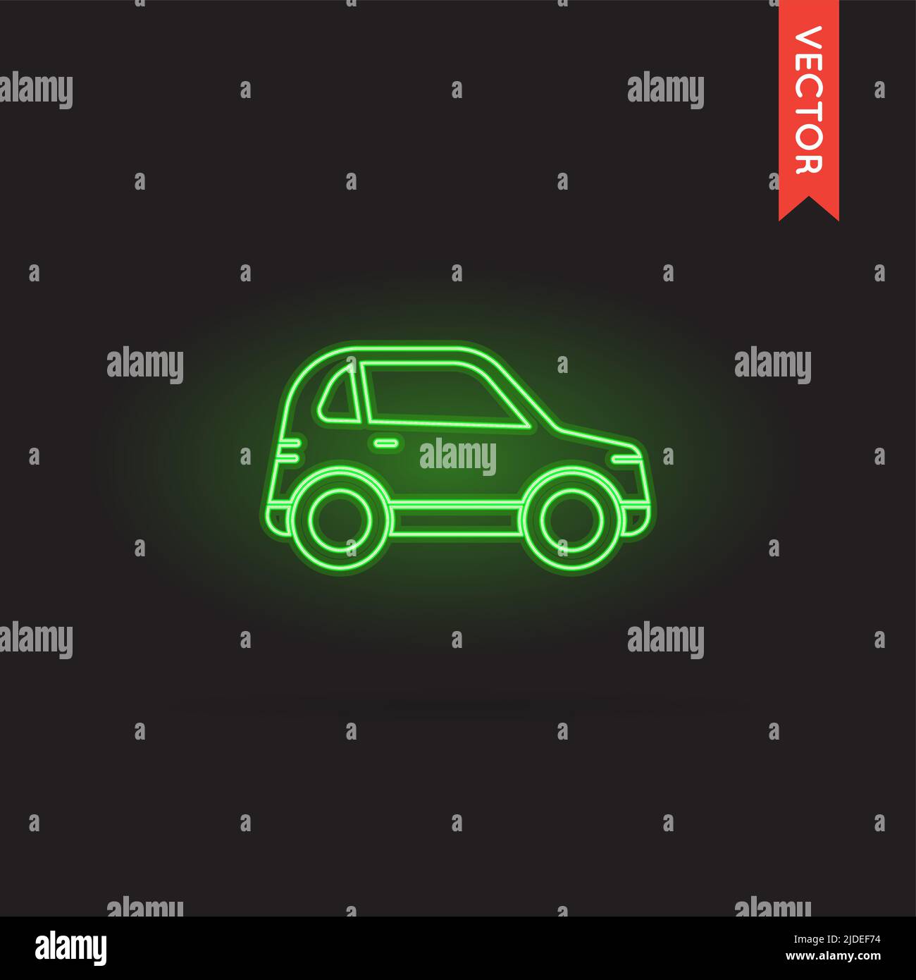 Neon Car Icon, Car Icon Vector, Car Icon Object, Car Icon Image, Car Icon Picture, Car Icon Graphic, Car Icon Art, Car Icon Drawing, Car Icon EPS. Stock Vector