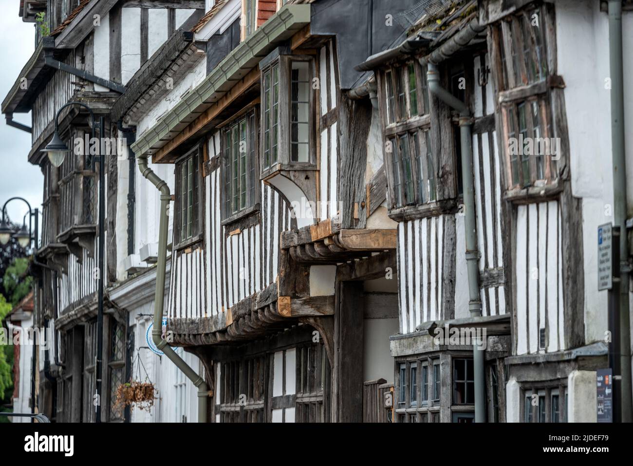 East Grinstead, June 9th 2022 Medieval buildings in the High Street