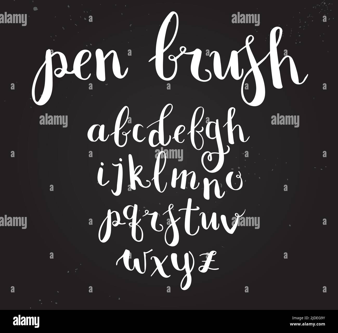 Brush on sale pen script