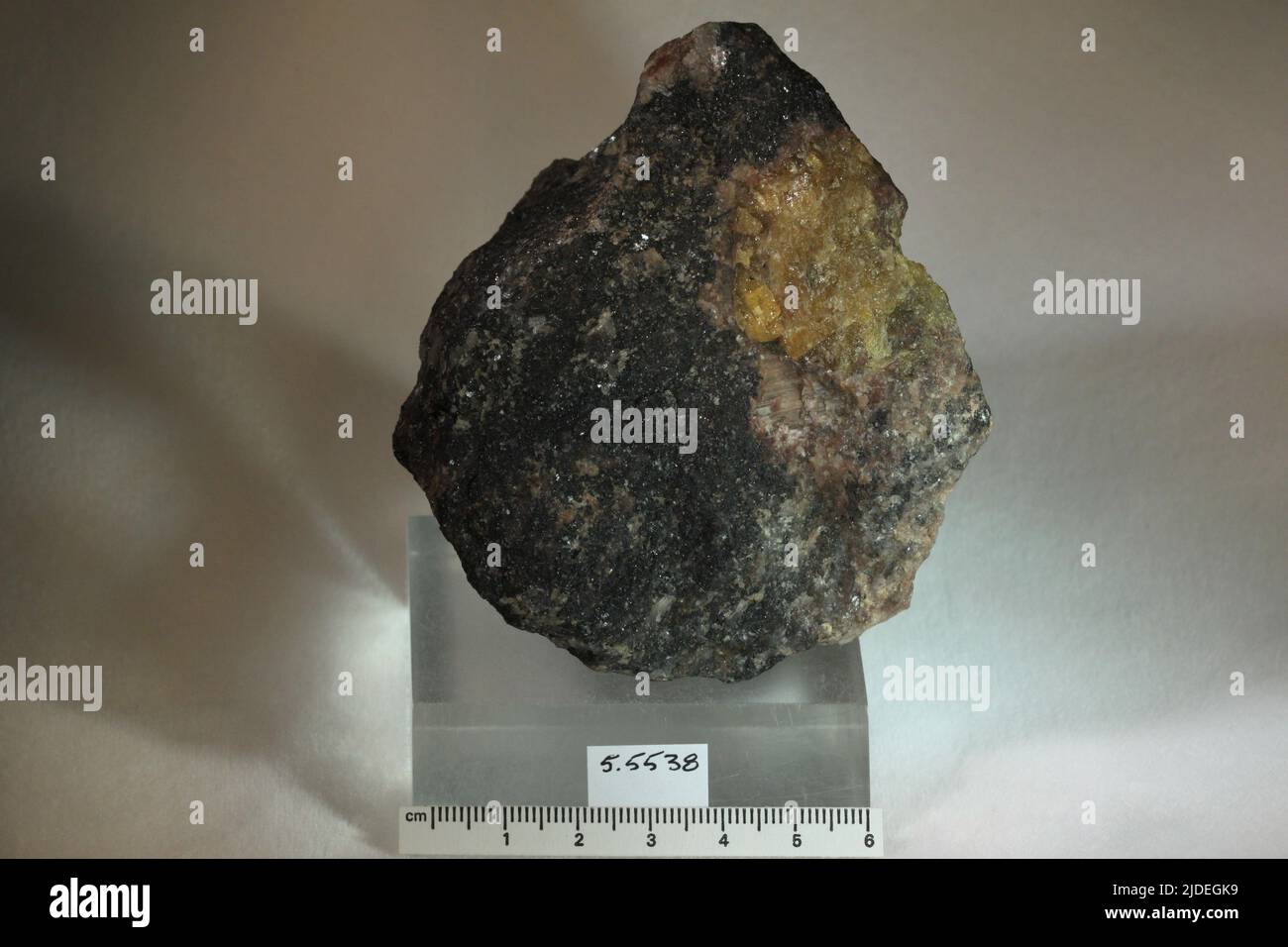 Berzeliite. minerals. Europe; Sweden; Varmland Province; Langban Stock Photo