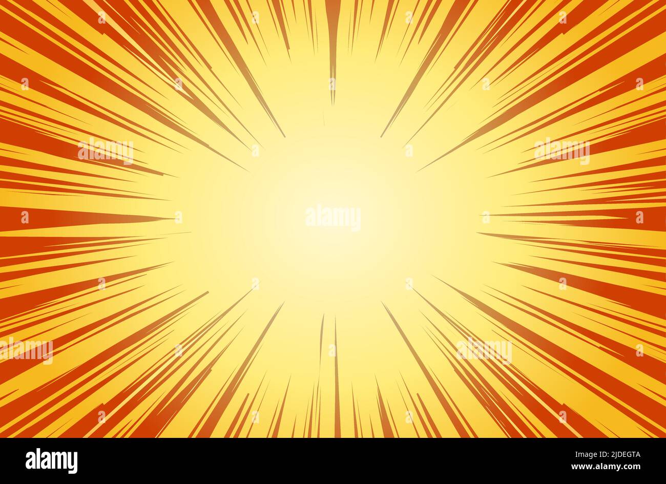 Sun Rays for Comic Books Radial Background Vector Stock Vector