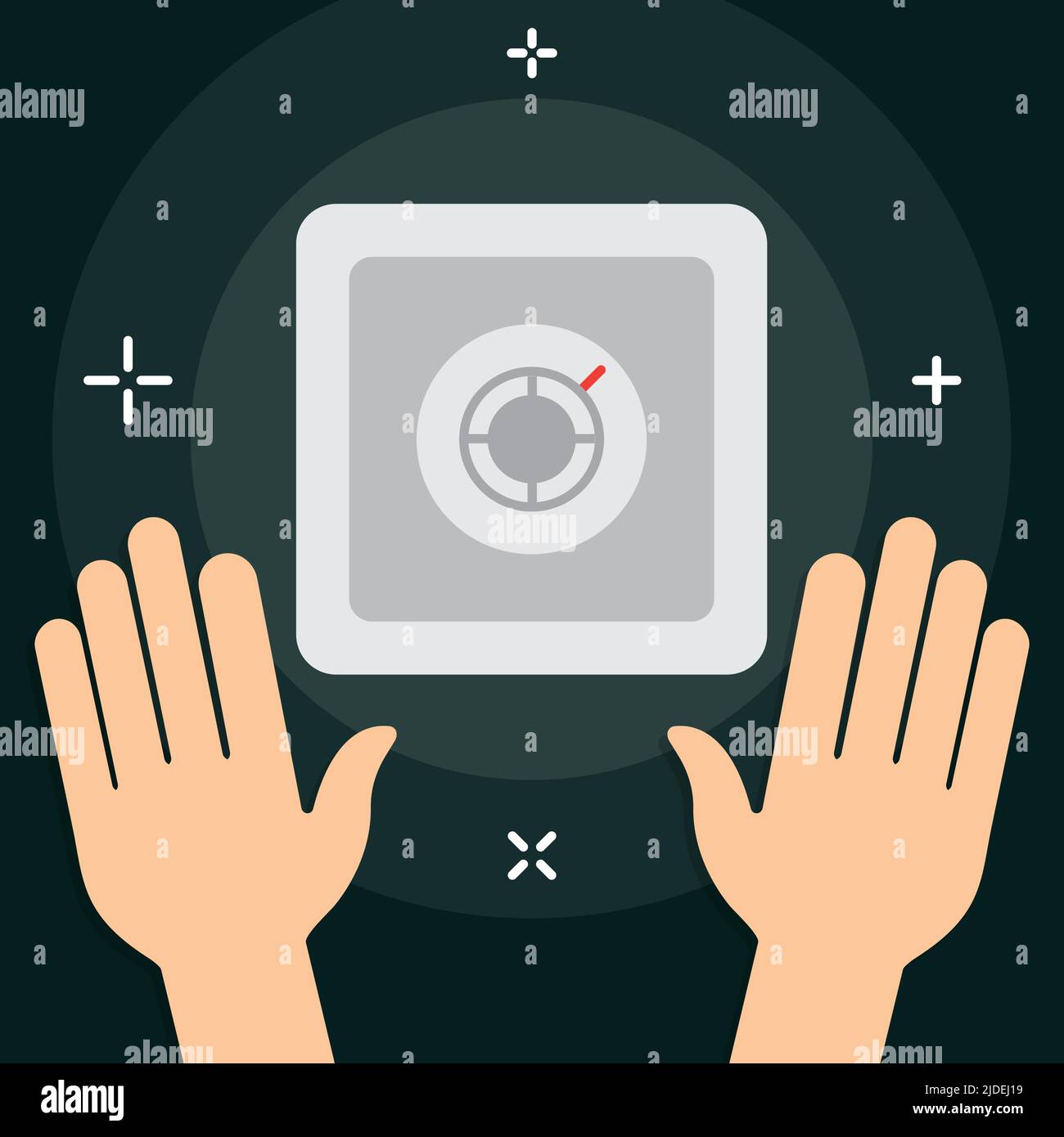 Magic bank mechanical bank Stock Vector Images - Alamy