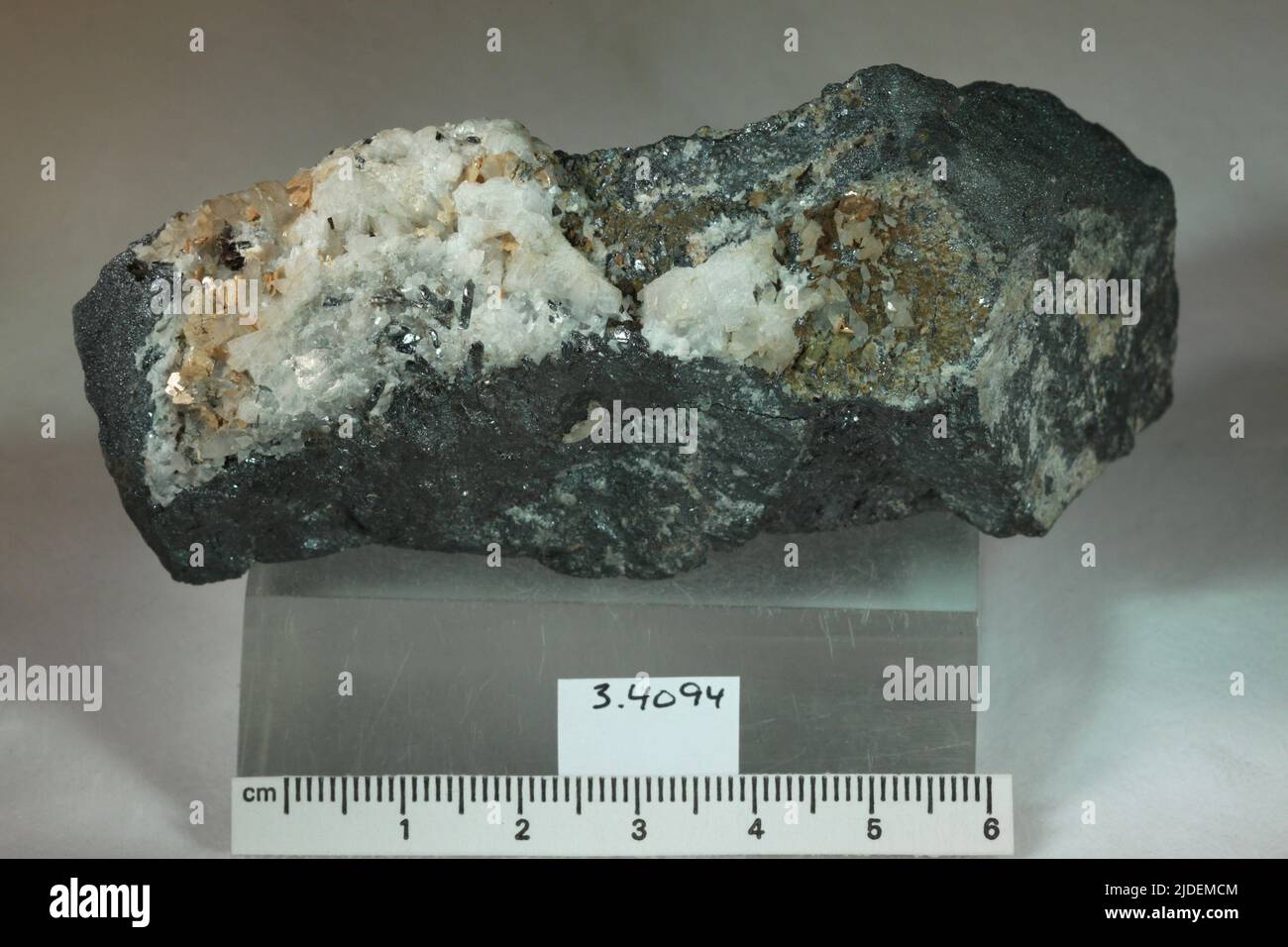 Tilasite. minerals. Europe; Sweden; Varmland Province; Langban Stock Photo