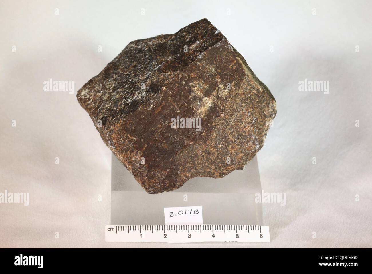 Schefferite. minerals. Europe; Sweden; Varmland Province; Langban Stock Photo