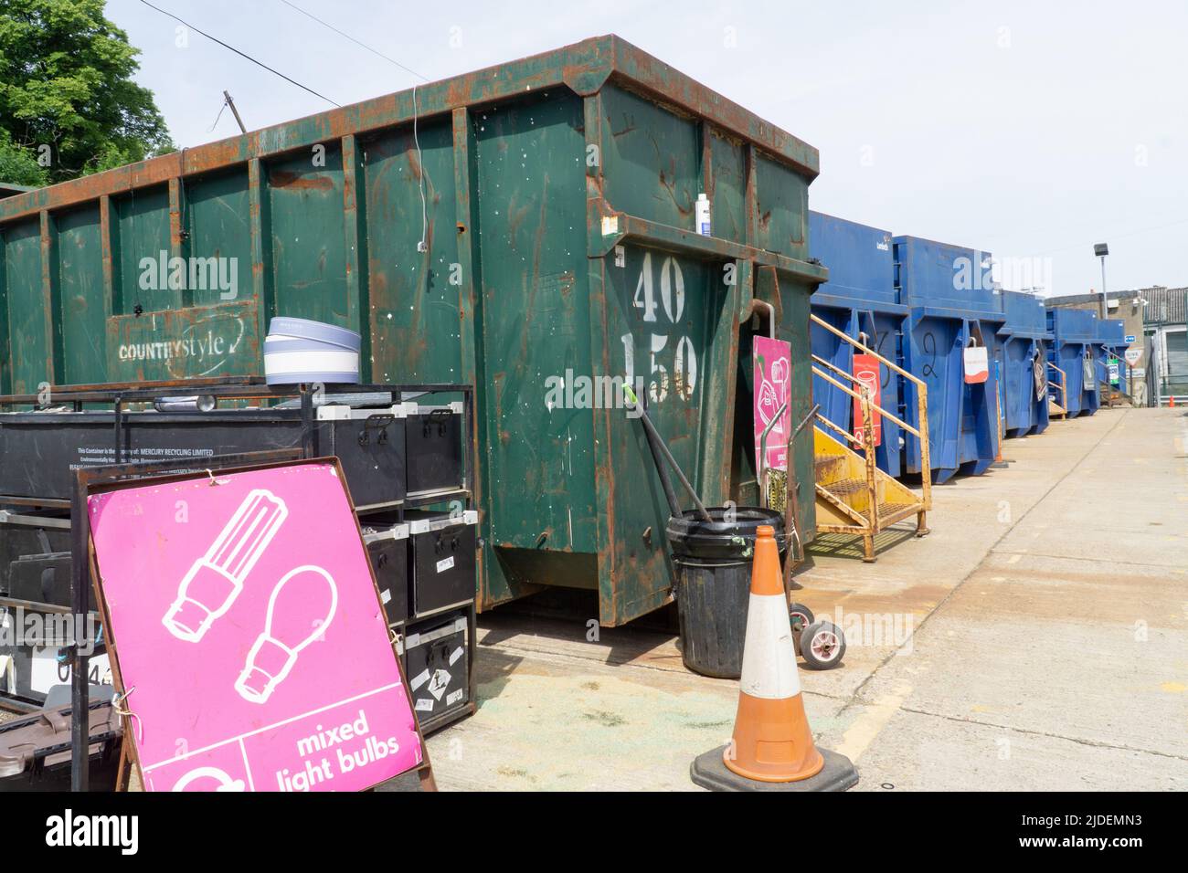 London, UK, 16 June 2022 In Lambeth, south London, a recycling centre