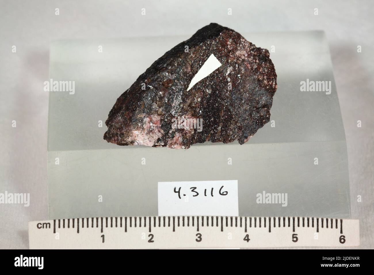 Ericssonite. minerals. Europe; Sweden; Varmland Province; Langban Stock Photo