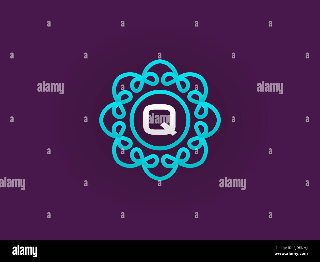 Compact Monogram or Icon Design Template with Letter Vector ...