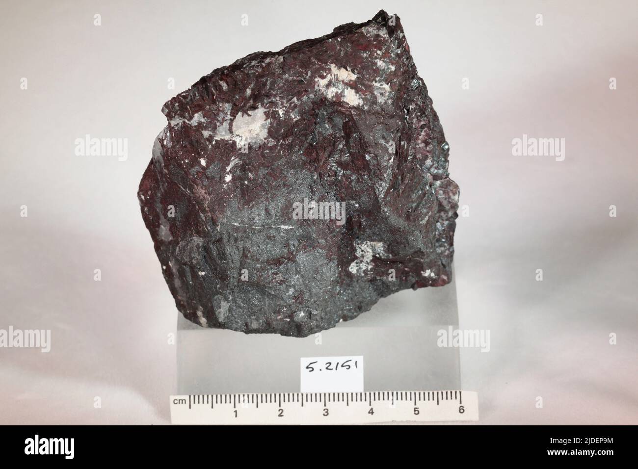 Braunite. minerals. Europe; Italy; Piemont Region; St. Marcel Stock ...