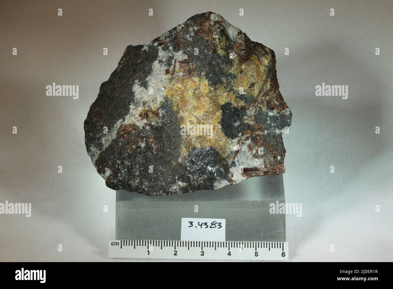 Berzeliite. minerals. Europe; Sweden; Varmland Province; Langban Stock Photo