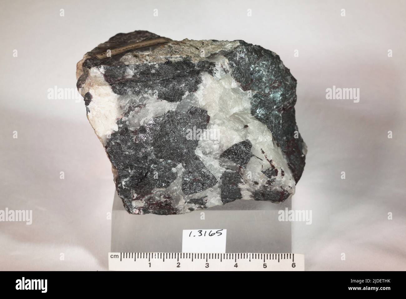 Braunite. minerals. Europe; Italy; Piemont Region; St. Marcel Stock ...