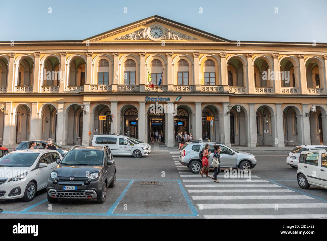 Tuscany, Italy, June 12th 2022 The railway station at Lucca Stock