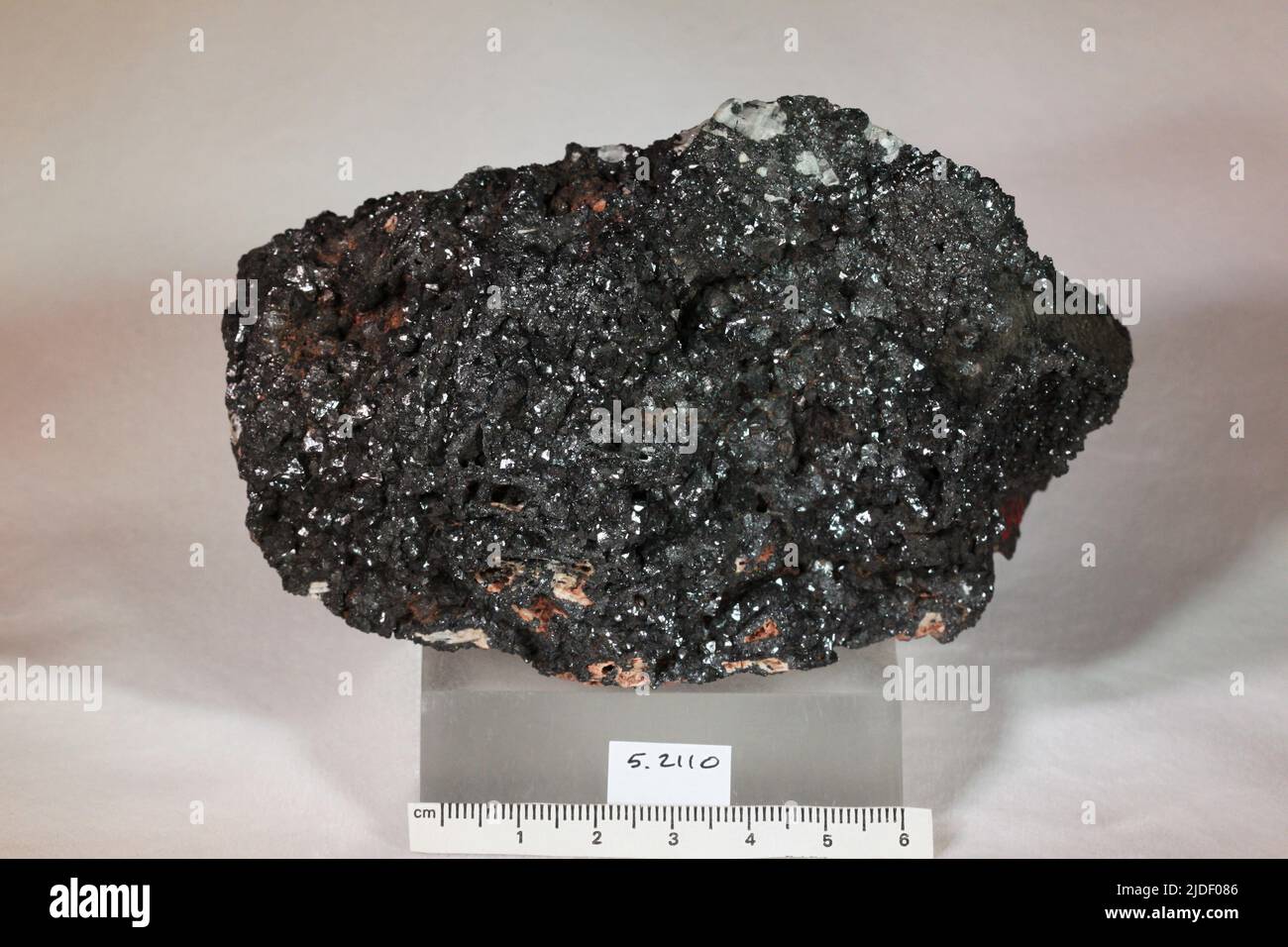 Braunite. minerals. Europe; Germany; Thuringia, Ohrenstock Stock Photo ...