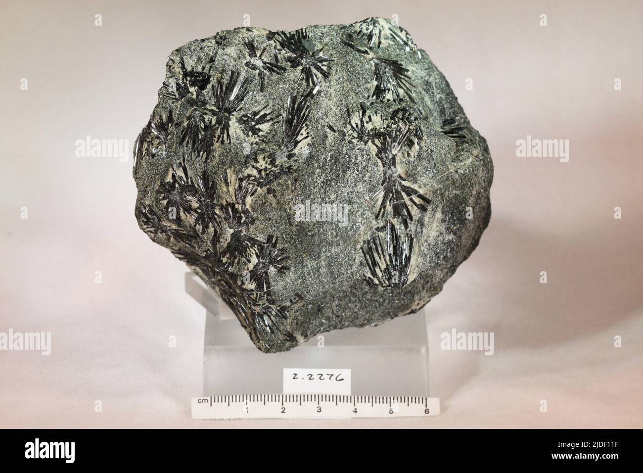 Tourmaline. minerals. North America; USA; Massachusetts; Franklin County; Warwick Stock Photo
