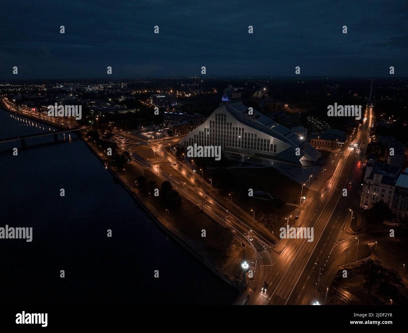 Top view sunset national library hi-res stock photography and images ...