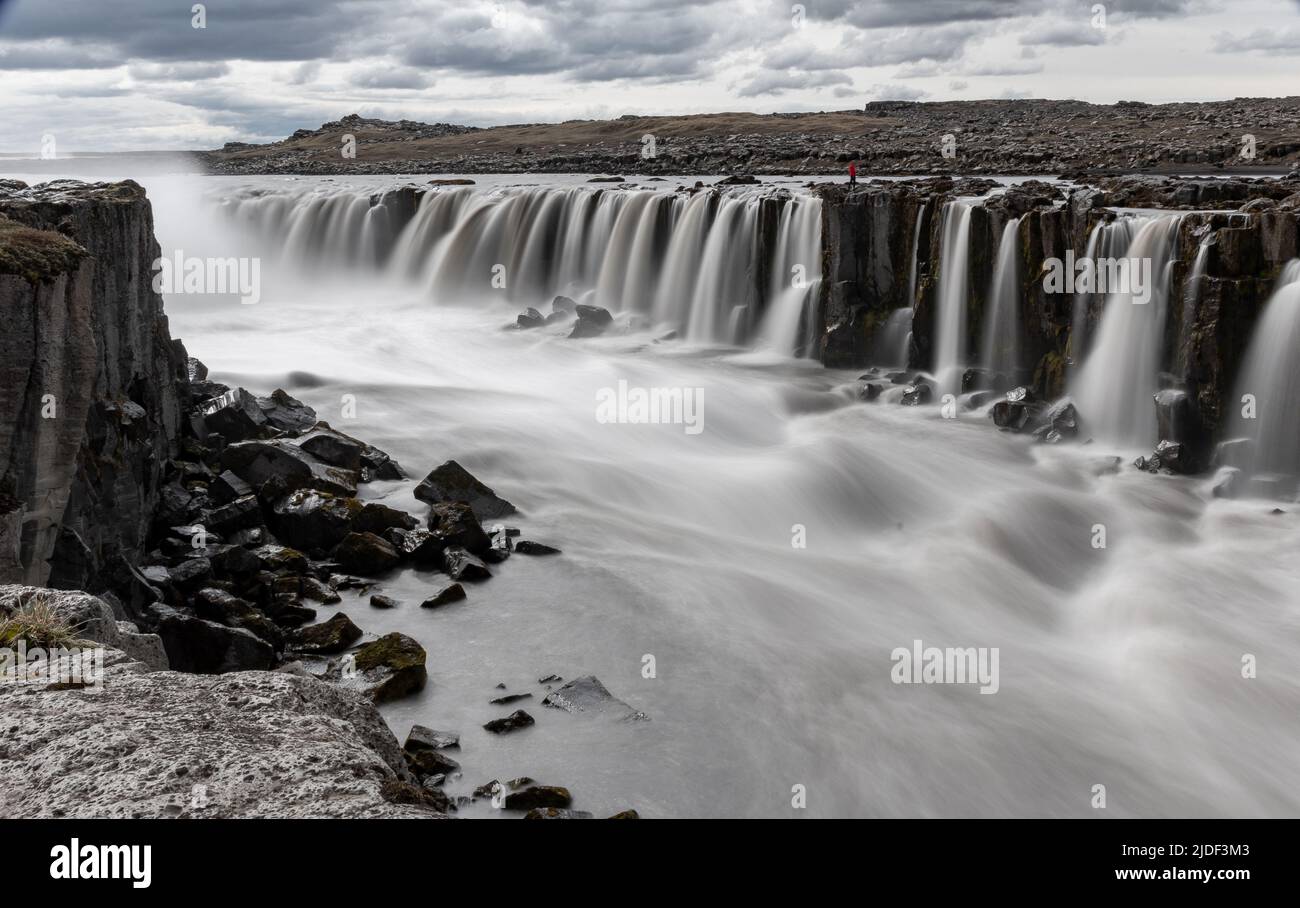 The Selfoss waterfall in northern Iceland Stock Photo