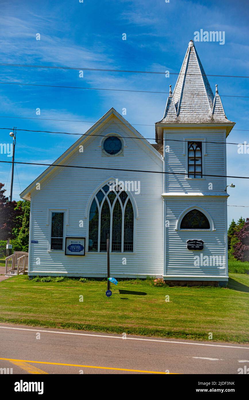 Stanley Bridge Centre North Shore of PEI Stock Photo Alamy