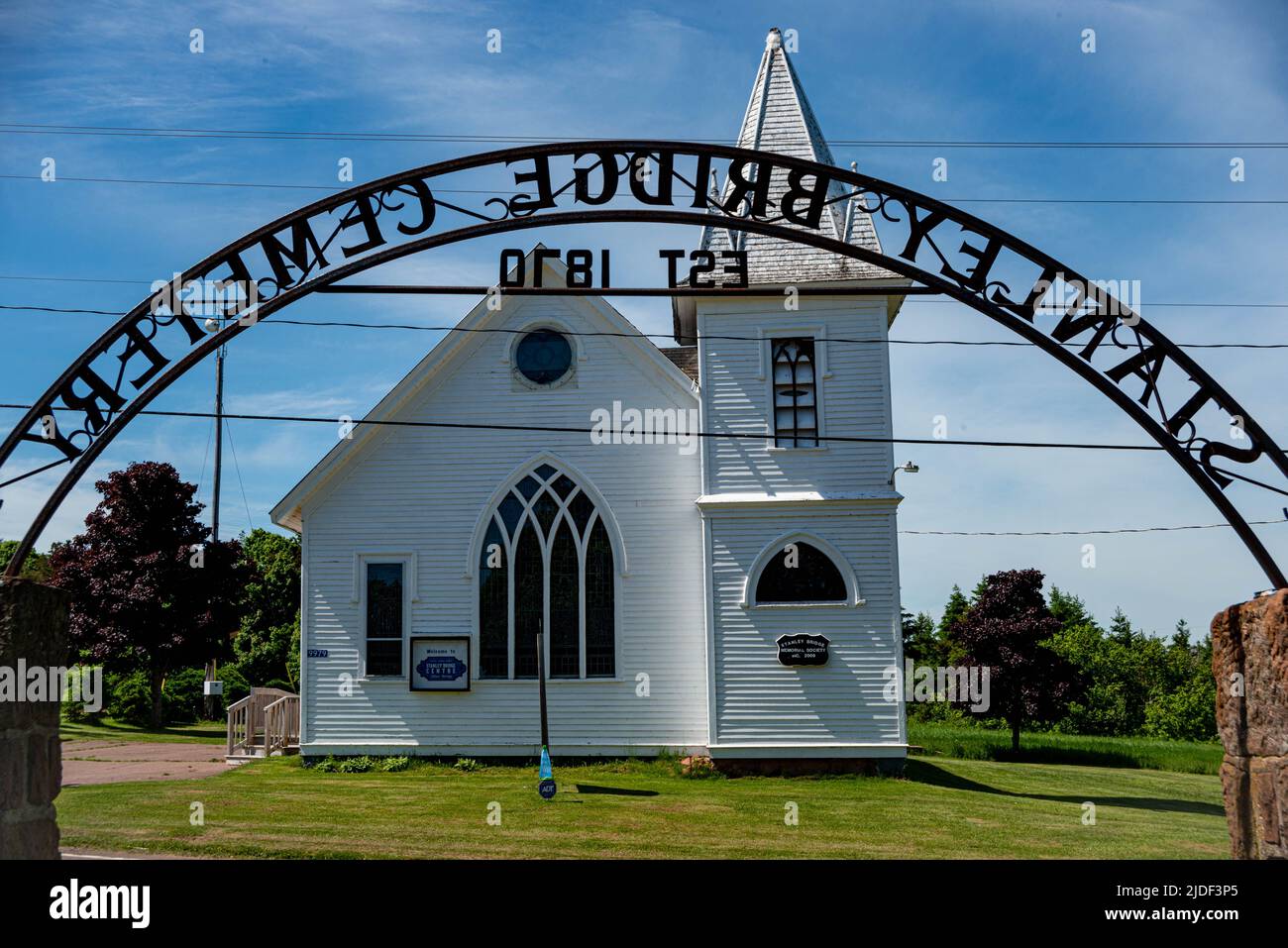 Stanley Bridge Centre North Shore of PEI Stock Photo Alamy