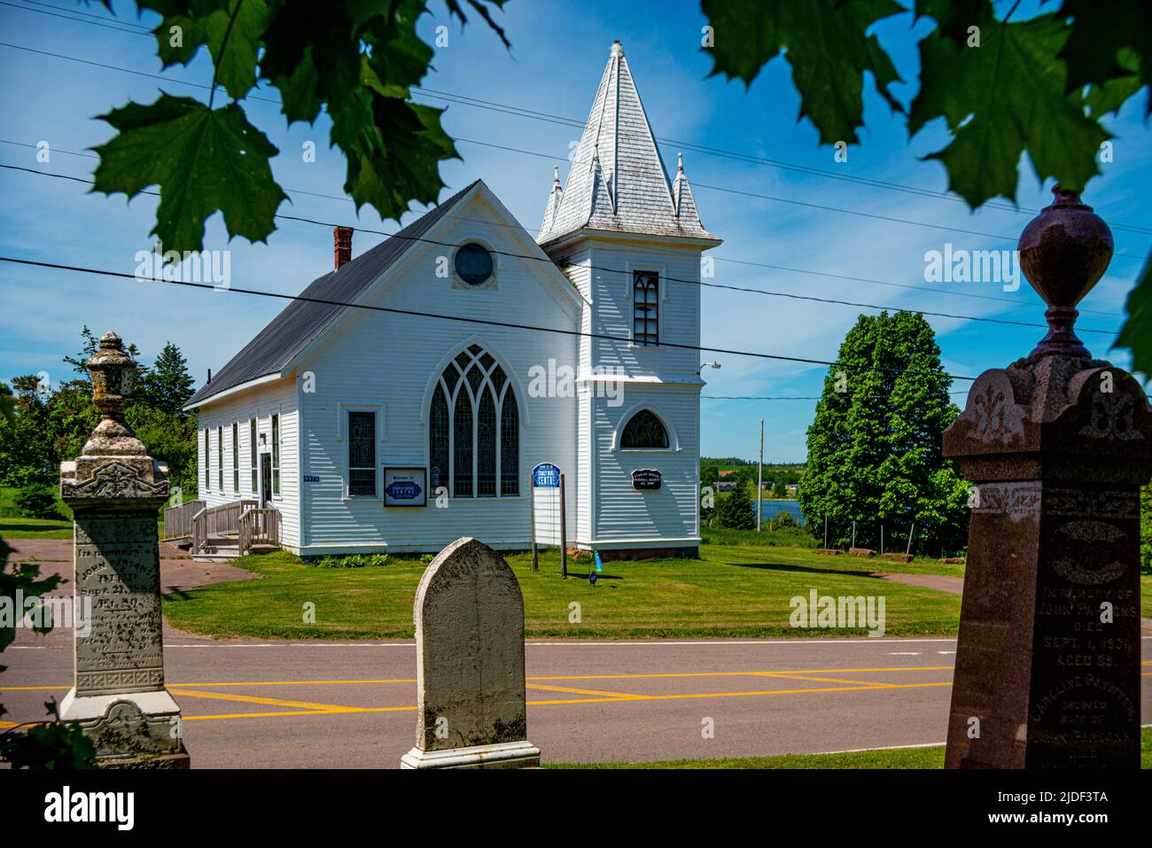 Stanley Bridge Centre North Shore of PEI Stock Photo Alamy