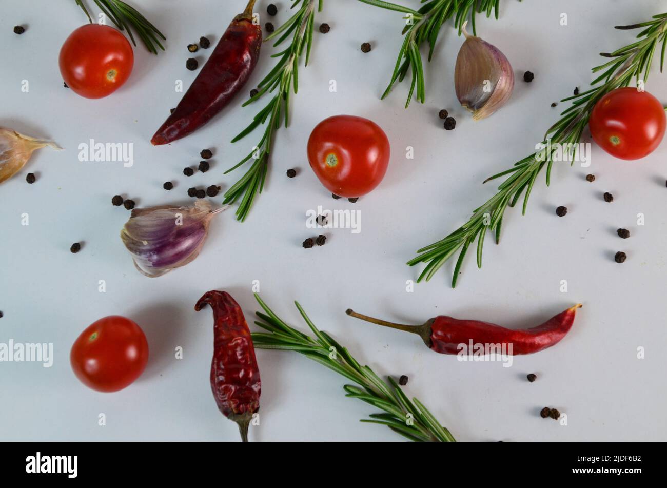 Food and drink healthy lifestyle concept Italian herbs and spices