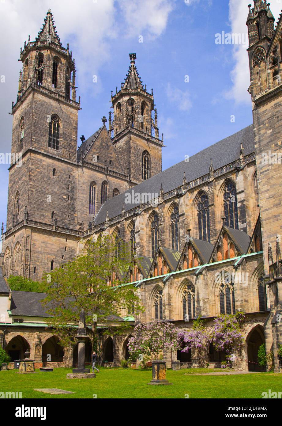 Germany, Saxony - Anhalt, Magdeburg, Dom, Cathedral, Stock Photo