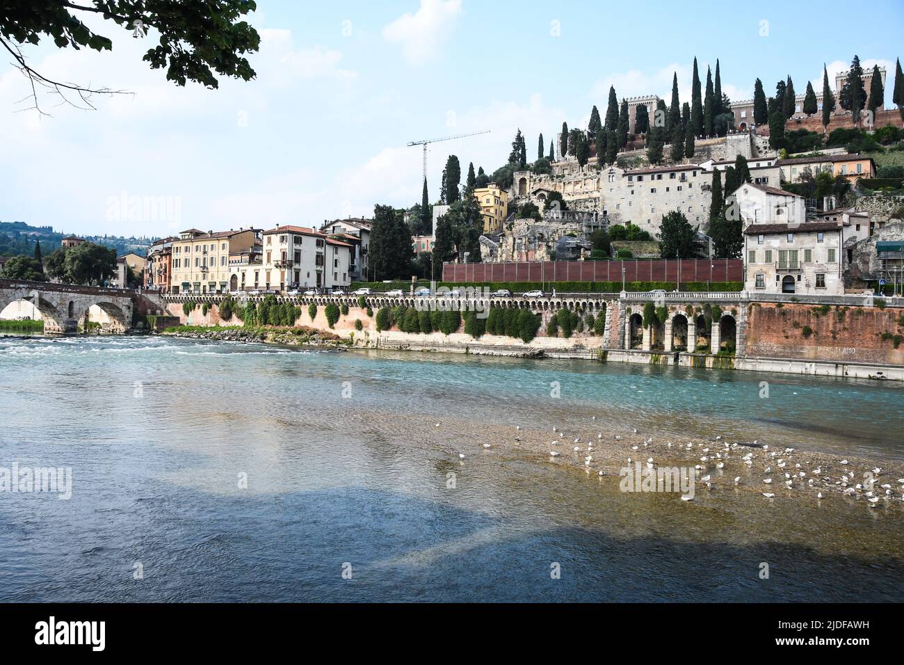 Historic Center of Verona Stock Photo - Alamy