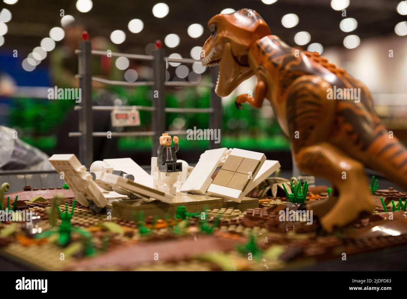 Lego Jurassic Park Stock Photo - Alamy