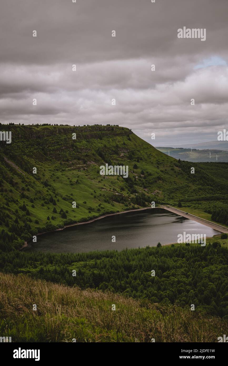 Mountains in national park Breckon Beacons in Wales Stock Photo - Alamy