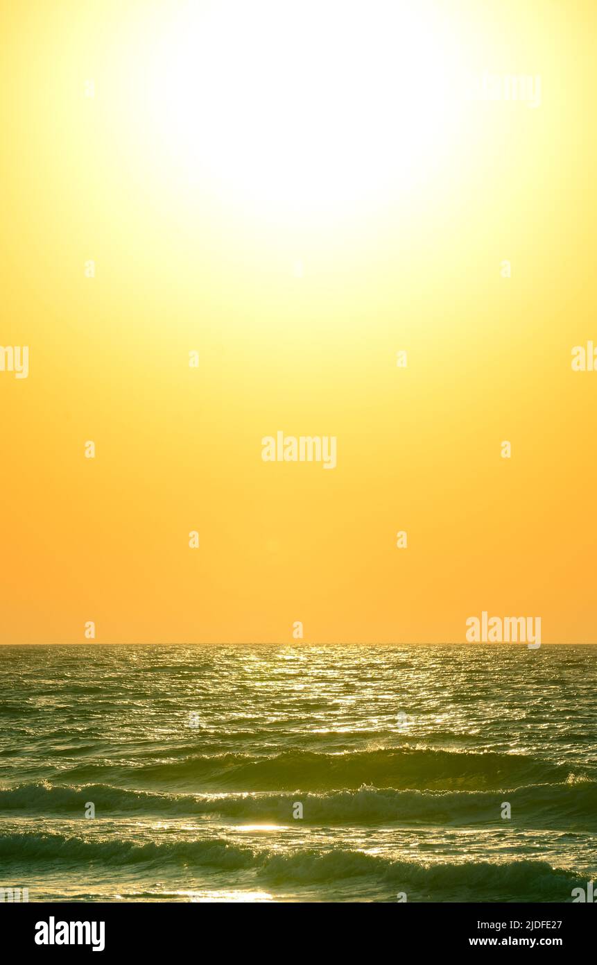 beautiful sunrise over the ocean Stock Photo - Alamy