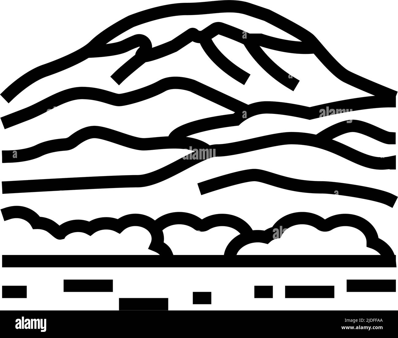 Mount drum stock vector images alamy