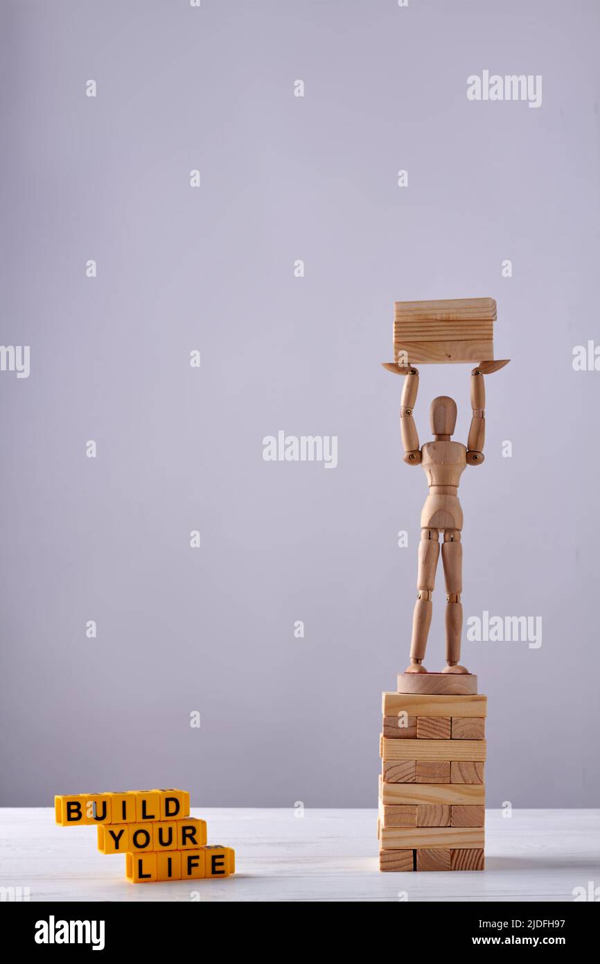 Wooden mannequin happy pose hi-res stock photography and images - Page 3 -  Alamy