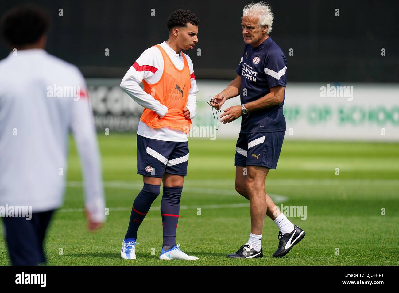 EINDHOVEN, NETHERLANDS - JUNE 20: Amin Doudah of PSV and assistant ...