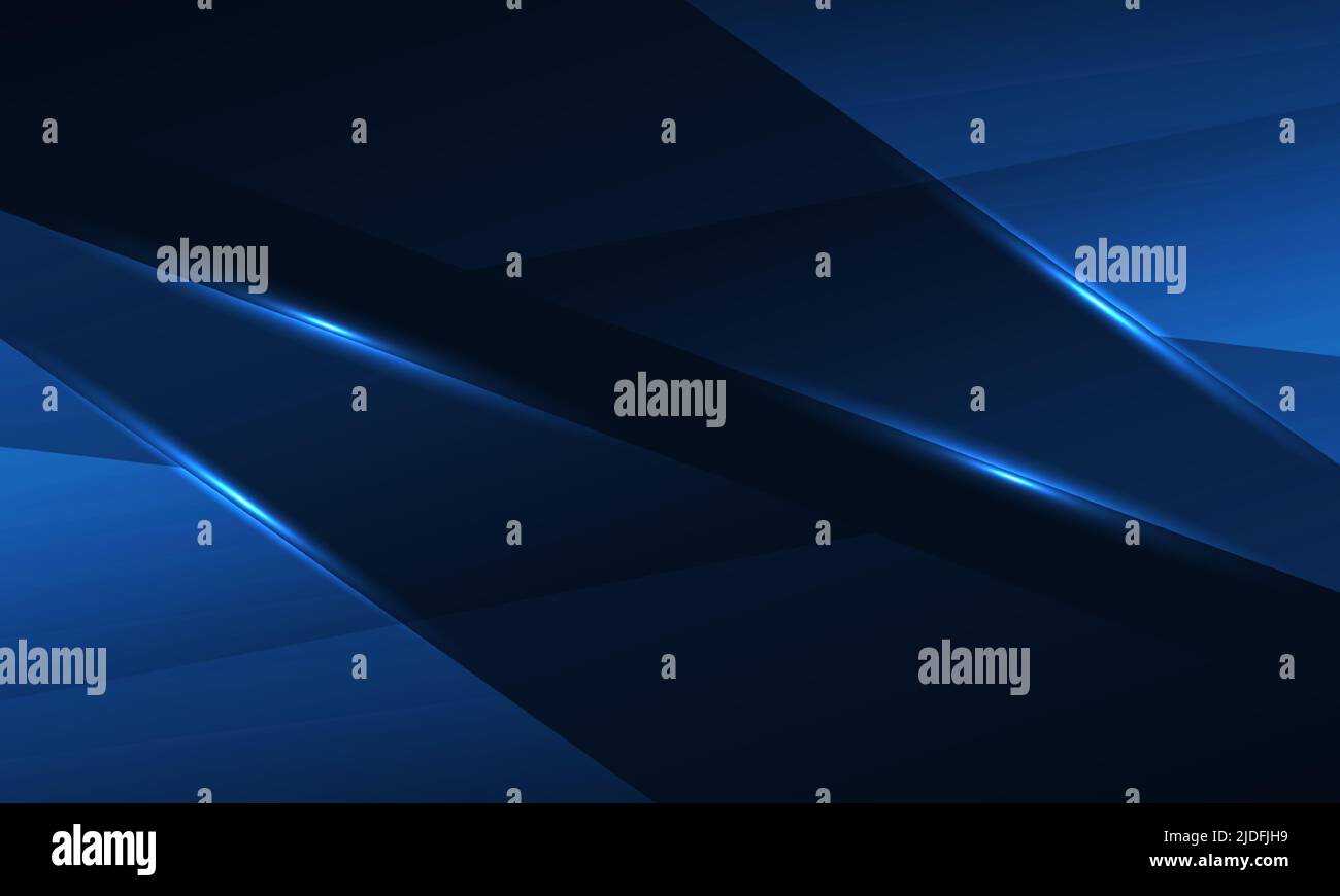 Abstract blue background with geometric dynamic glowing diagonal lines ...