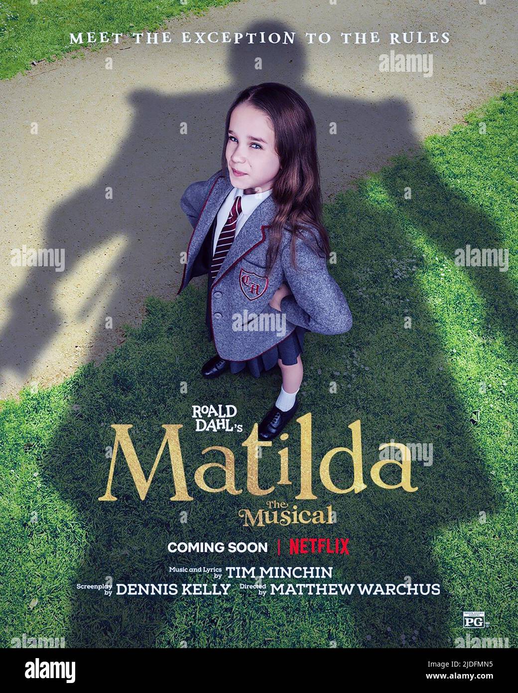 MATILDA, US poster, Alisha Weir, 2022. © Netflix / courtesy Everett