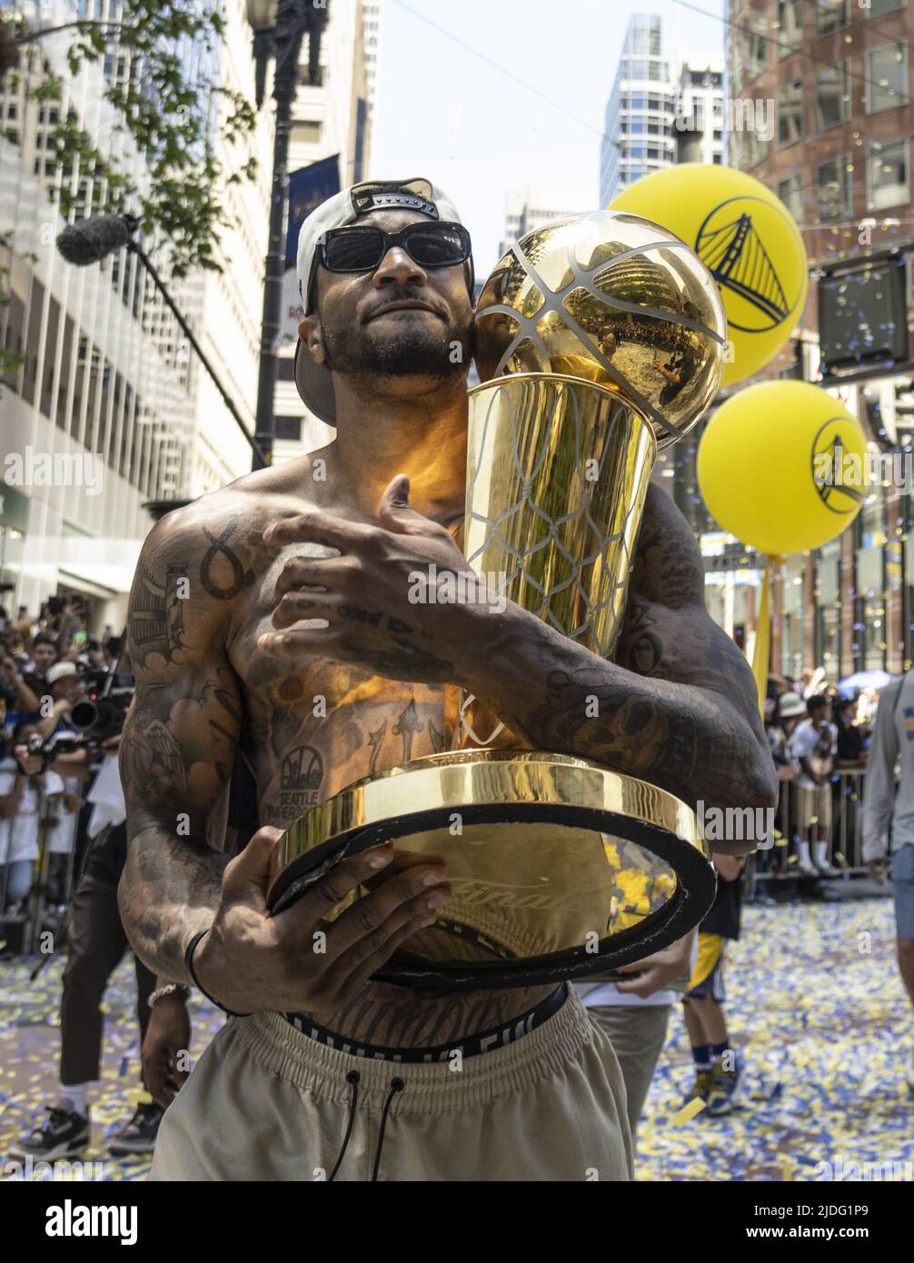 Nba championship trophy hi-res stock photography and images - Alamy