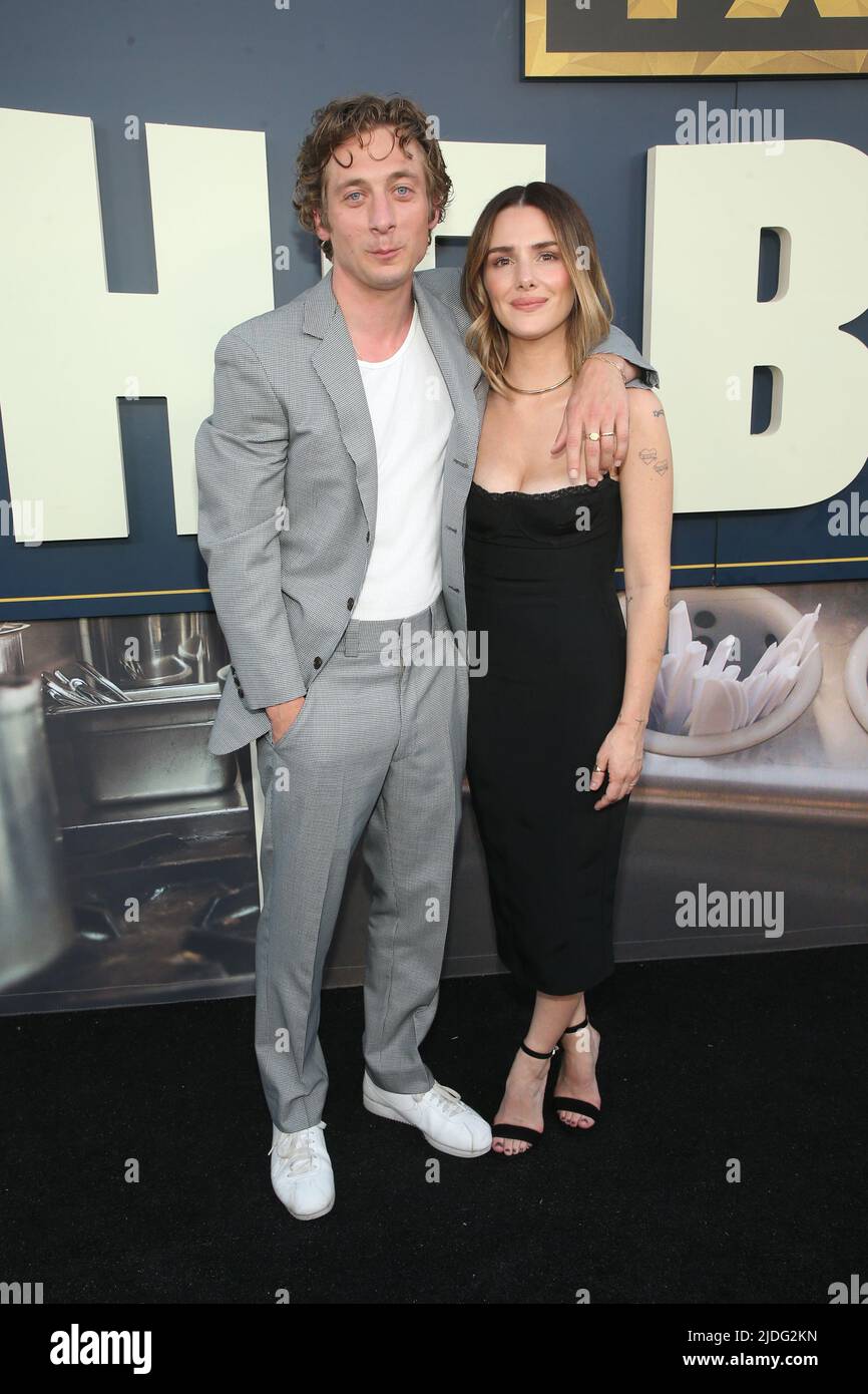 Los Angeles, Ca. 20th June, 2022. Jeremy Allen White and Addison Timlin at the premier of FX's The Bear at Goya Studios in Los Angeles, California on June 20, 2022. Credit: Faye Sadou/Media Punch/Alamy Live News Stock Photo