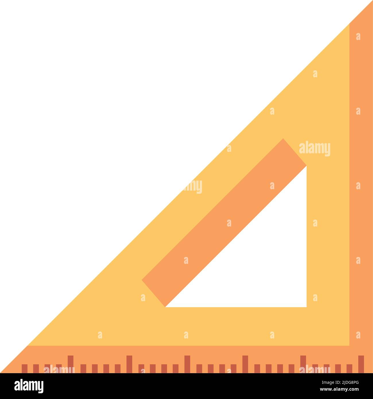 yellow rule triangle Stock Vector Image & Art - Alamy