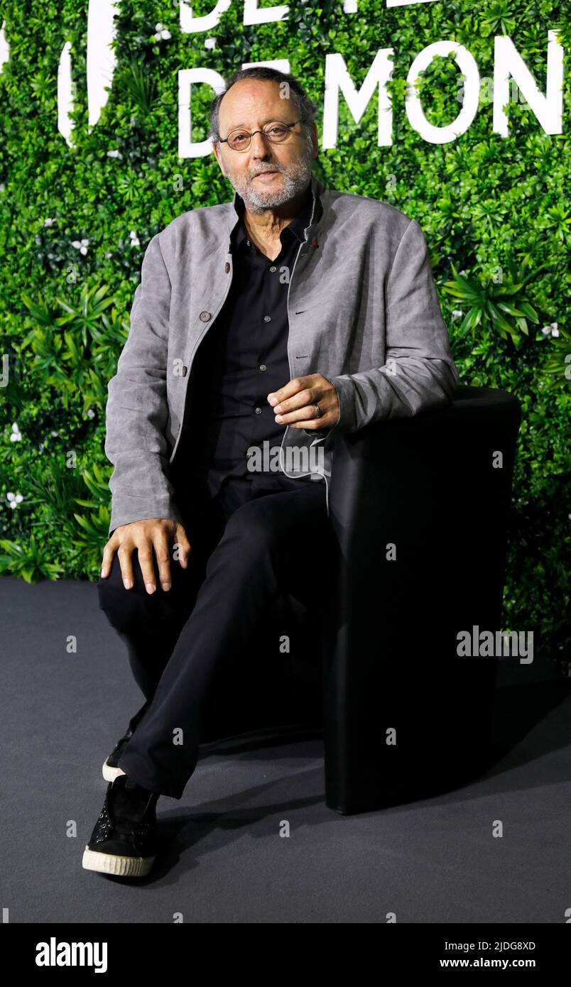 French actor Jean Reno pose during a photocall for the TV show 'All those things we never said' at the 61st Monte Carlo TV Festival in Monaco on June 20, 2022. Photo by Patrick Aventurier/ABACAPRESS.COM Stock Photo