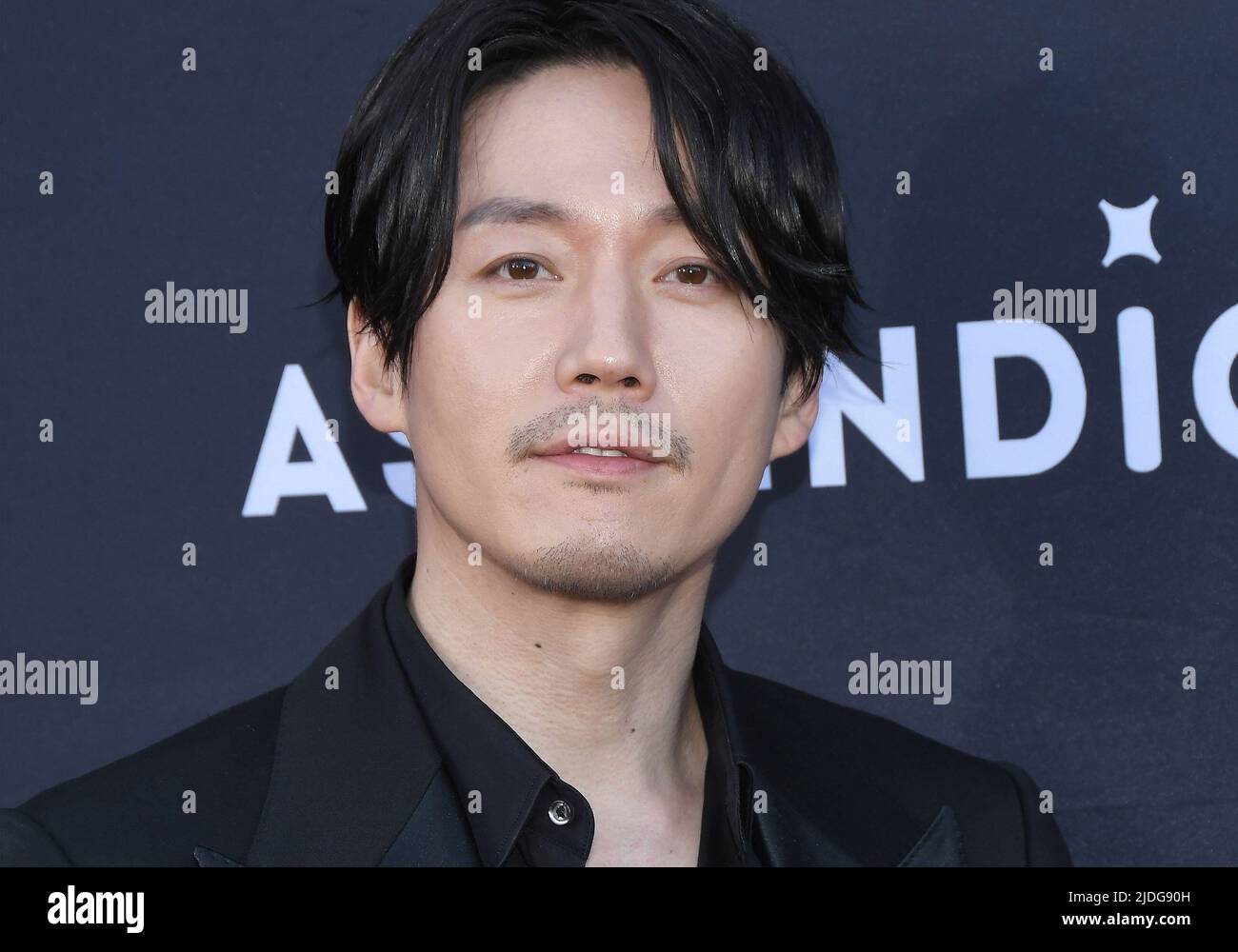 Los Angeles, USA. 20th June, 2022. South Korean actor/rapper Jang Hyuk arrives at THE KILLER Los Angeles Premiere held at the Regency Village Theater in Westwood, CA on Monday, ?June 20, 2022. (Photo By Sthanlee B. Mirador/Sipa USA) Credit: Sipa USA/Alamy Live News Stock Photo