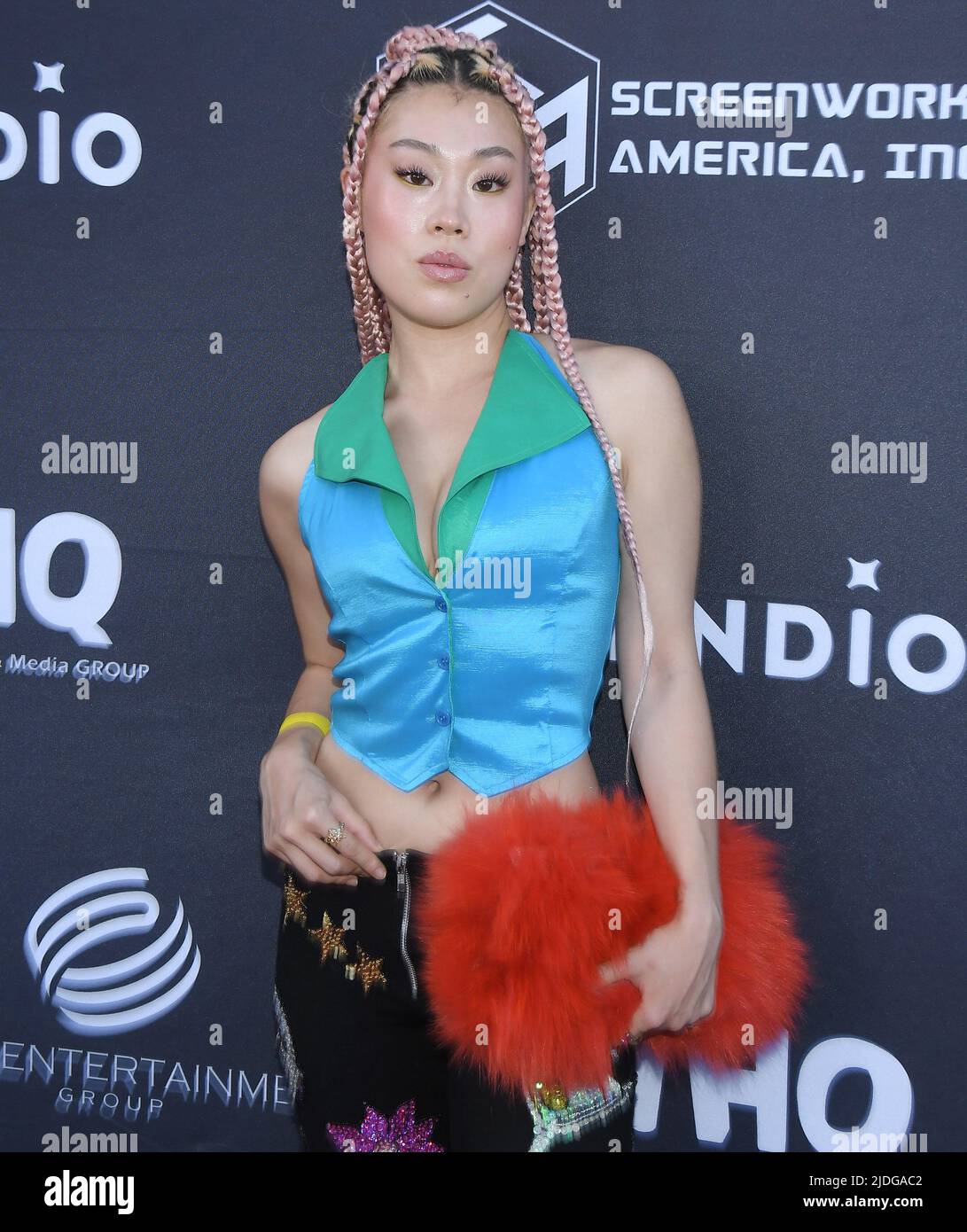 Los Angeles, USA. 20th June, 2022. RiRia arrives at THE KILLER Los ...