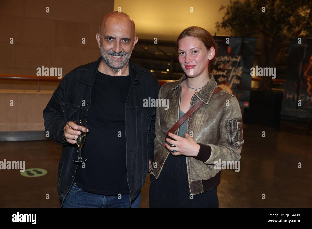 Gaspar Noe and Lou Lampros attend the 